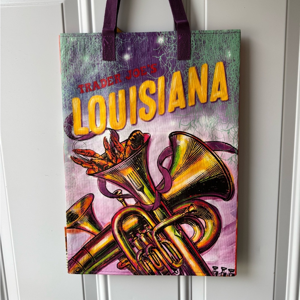 TJ’s Louisiana reusable grocery Tote Bag